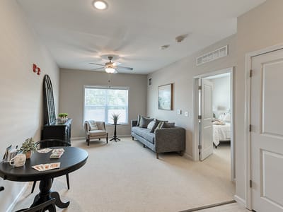 Cozy interior of a resident living space