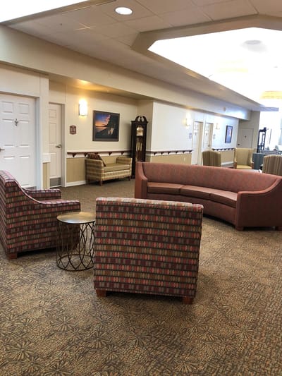 Interior common area with seating and decor