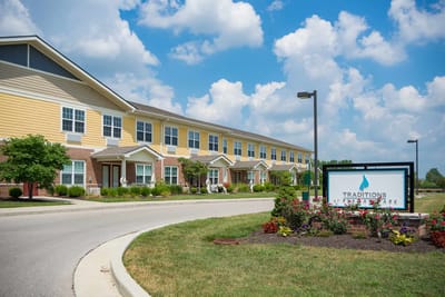 Exterior view of Traditions at Reagan Park facility