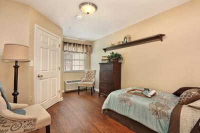 Interior view of a cozy resident room