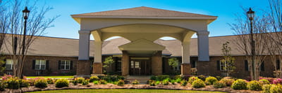 Facade of Ouachita Healthcare Rehabilitation Center entrance