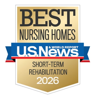 Award logo for nursing home rehabilitation