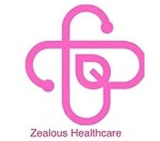 Zealous Healthcare logo in pink