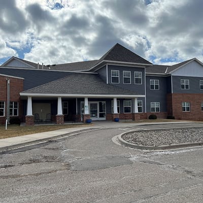 Exterior view of Good Shepherd Assisted Living facility