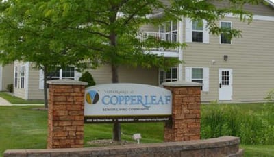Vista Prairie At Ridgeway On G, assisted living in New Ulm, MN — Sign for a senior living community with landscaping