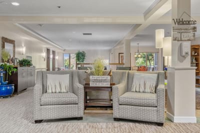 Cozy common area with comfortable seating and welcoming decor
