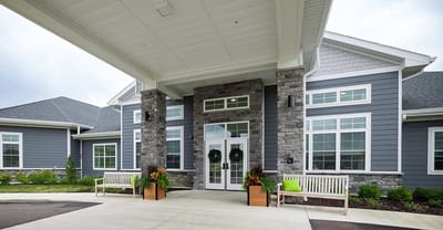 Front entrance of The Courtyard at Delta
