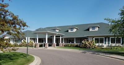 Exterior view of the Prairie Senior Cottages building