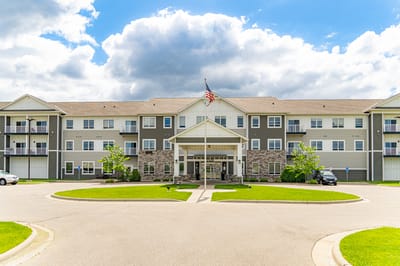 Exterior view of Mill City Senior Living facility