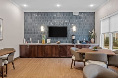 Common area with comfortable seating and modern decor