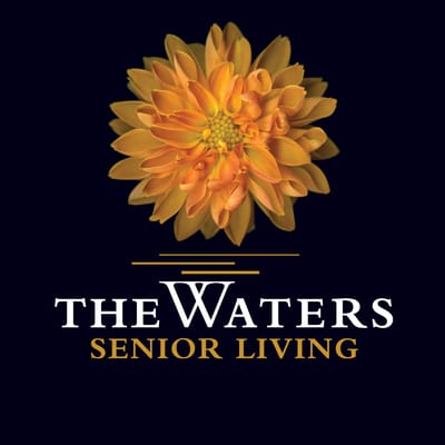 Logo of The Waters Senior Living facility.