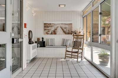 Interior common area with seating and decor