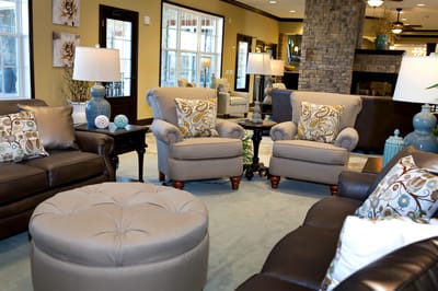 Cozy lounge area with comfortable seating