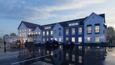 Exterior view of Newbridge Retirement Community building