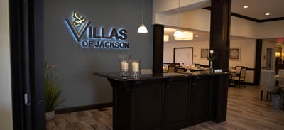 Interior view of the Villas of Jackson reception area