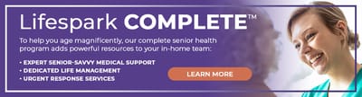 Promotional image of a senior health program
