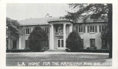 Historic building exterior of Ararat Home