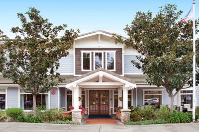 Exterior view of The Ivy at Blue Oaks entrance