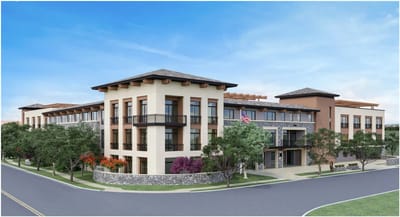 Exterior view of The Ivy at Blue Oaks facility