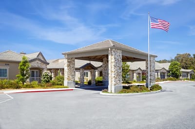 Exterior view of The Ivy at Blue Oaks entrance