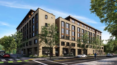 Exterior view of The Ivy at Blue Oaks building