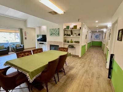 Interior common area with seating and decor