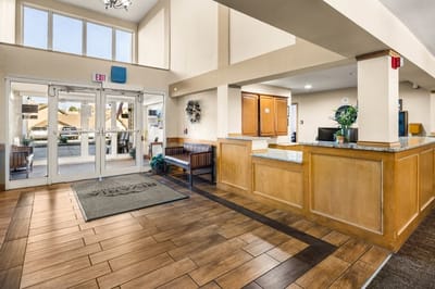 Welcoming lobby area of Rivaria Vista Grande