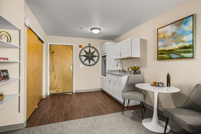 Cozy interior of a resident's living space