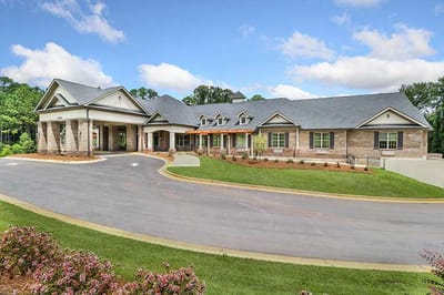 Exterior view of the assisted living facility.