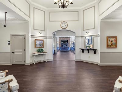 Interior common area with elegant decor