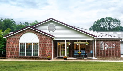 Exterior view of Serenity Gardens building