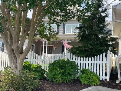 Exterior view of Country Village with a garden
