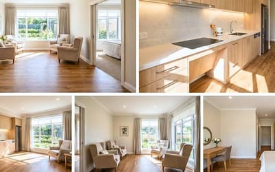 Warm, inviting interior with natural light.