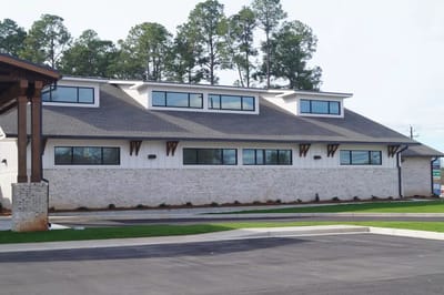 Exterior view of a senior living facility.