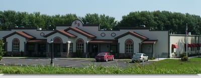 Exterior view of Stoney Brook Village building