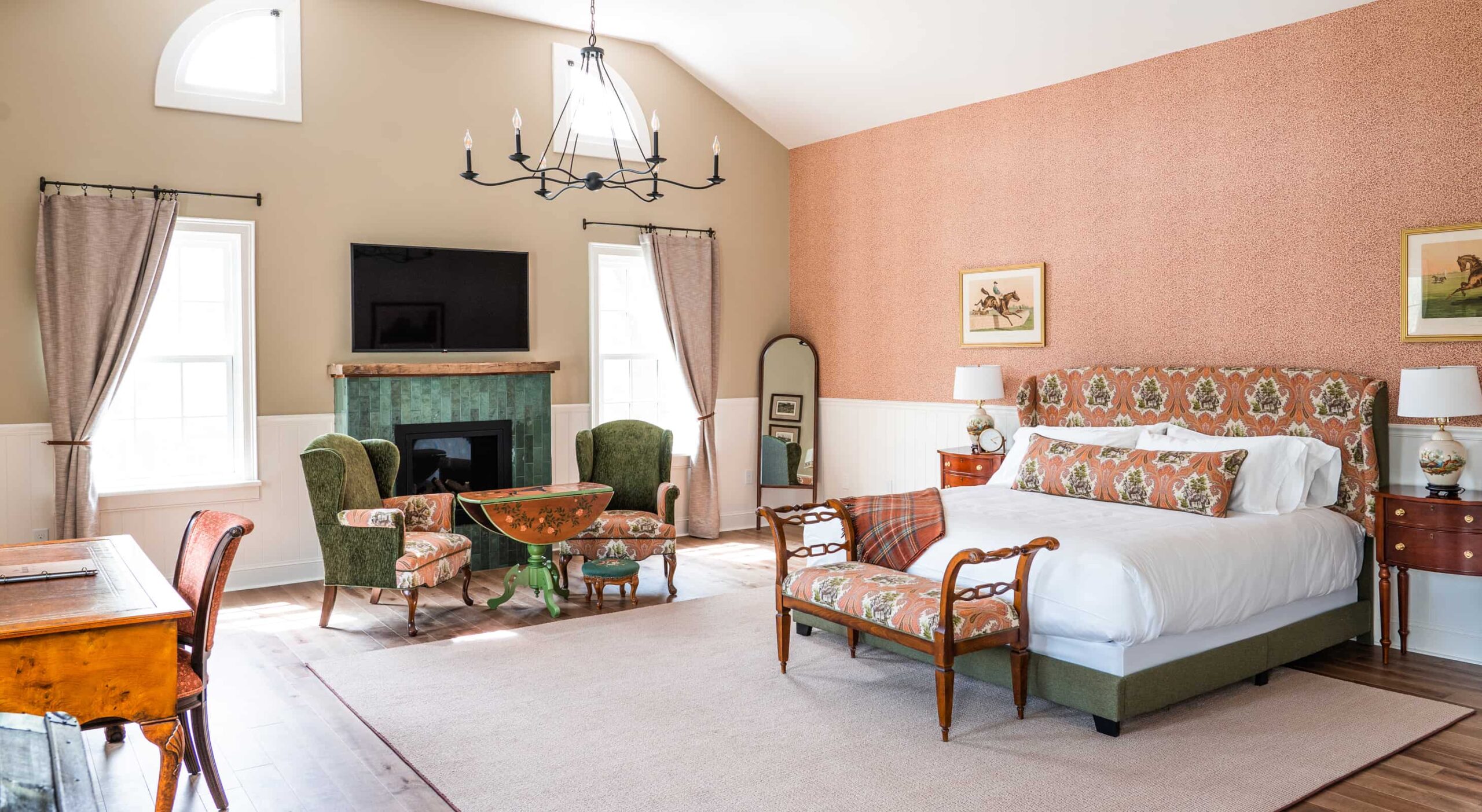 Spacious, beautifully decorated resident room
