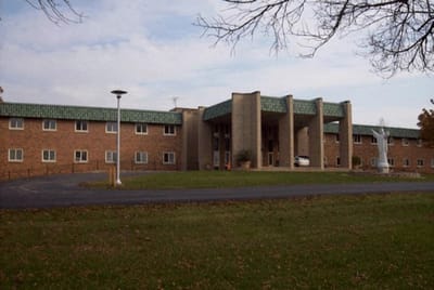 Exterior view of the assisted living facility
