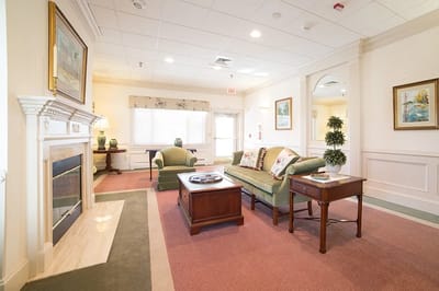 Interior common area with seating and decor