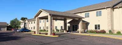 Exterior view of the facility entrance.