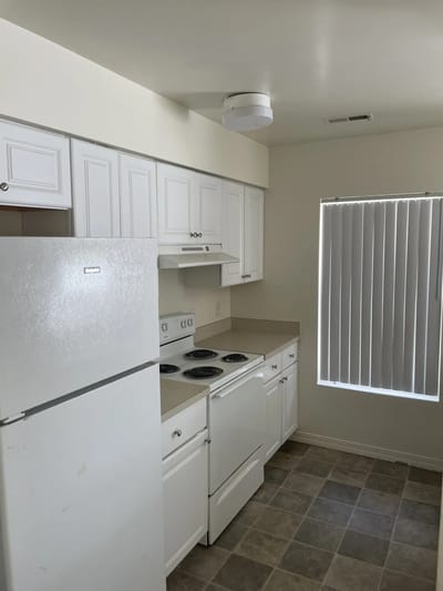 Basic kitchen setup in a facility room