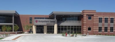 Outpatient Center exterior with landscaping.