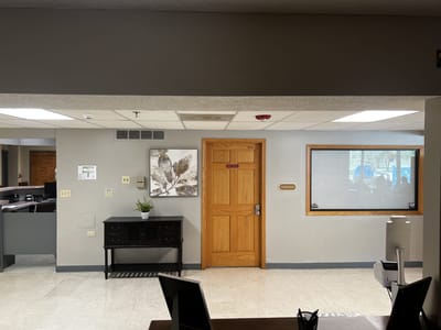 Interior view of the facility's common area