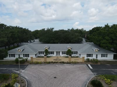 Aerial view of the Suncoast East facility building