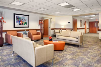 Comfortable seating in a common area
