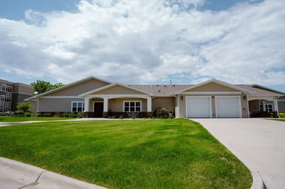 Exterior view of a senior living facility