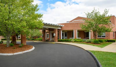 Exterior view of the assisted living facility