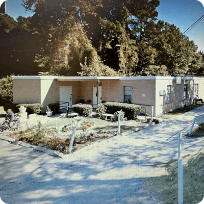 Exterior view of The Highlands facility