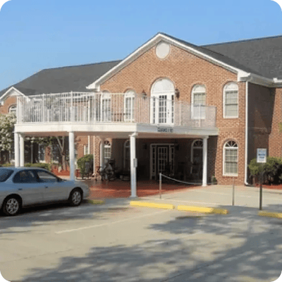Exterior view of The Highlands nursing home