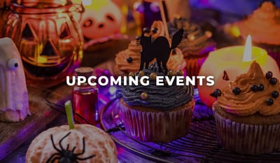 Decorative Halloween cupcakes with festive elements