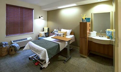 Cozy and well-designed resident room.